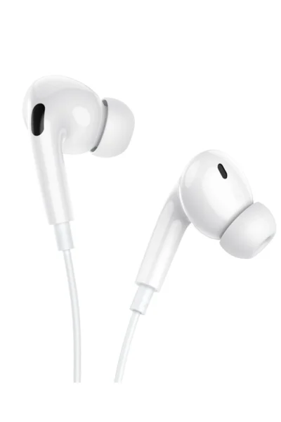Hoco. M111 Pro Lightning Dijital Mikrofonlu Kablolu Kulaklık - Beyaz