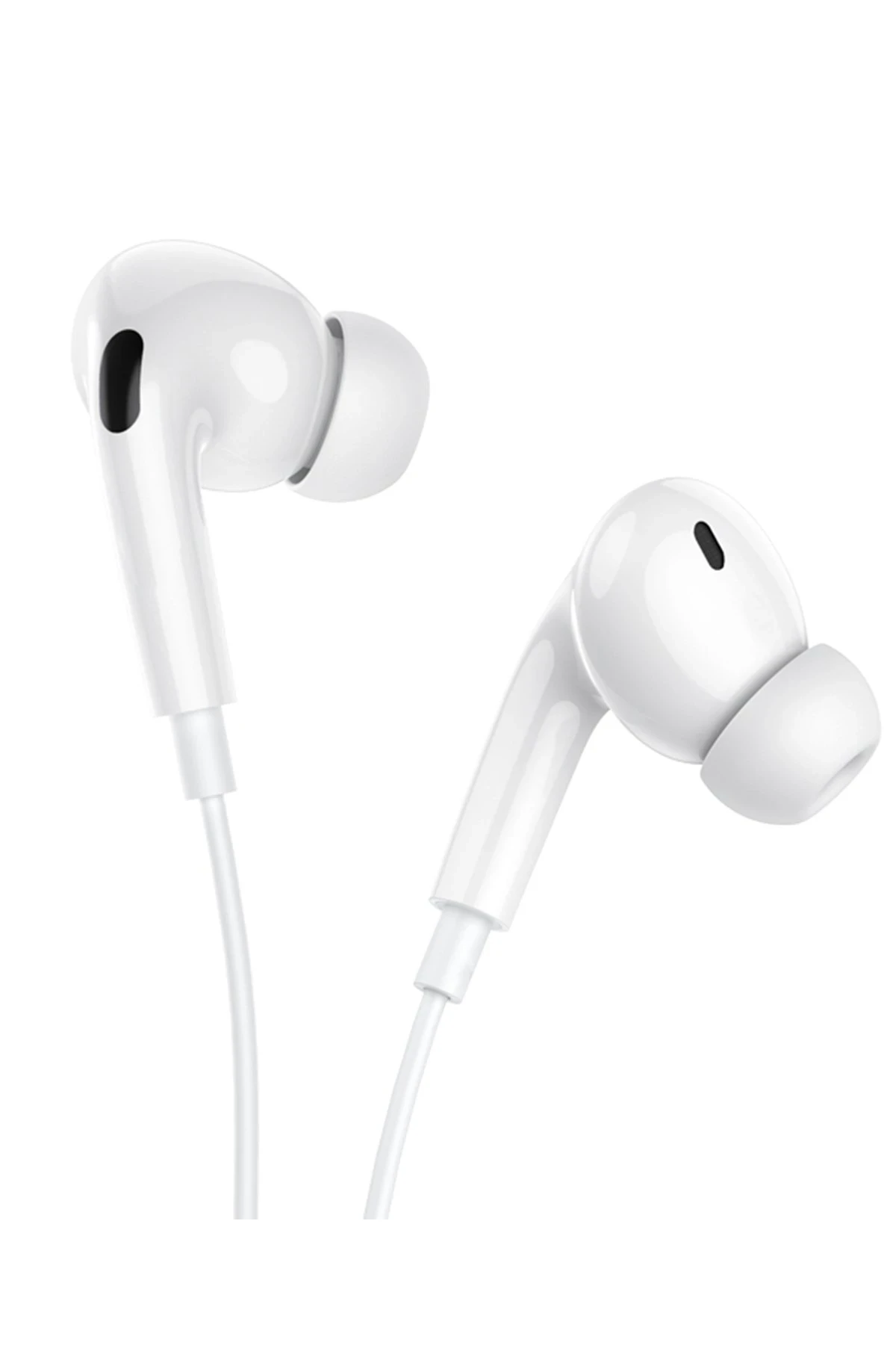 Hoco. M111 Pro Lightning Dijital Mikrofonlu Kablolu Kulaklık - Beyaz